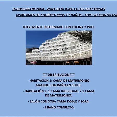 Todosierranevada - 2 Reformado Montblanc - Junto A Telecabinas Apartamento